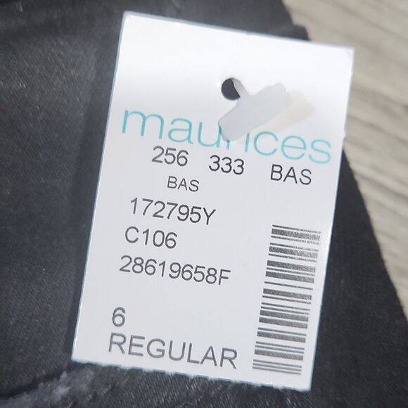 NWT Black M Jeans High Rise Button Raw Hem Flare Jeans - Picture 5 of 9